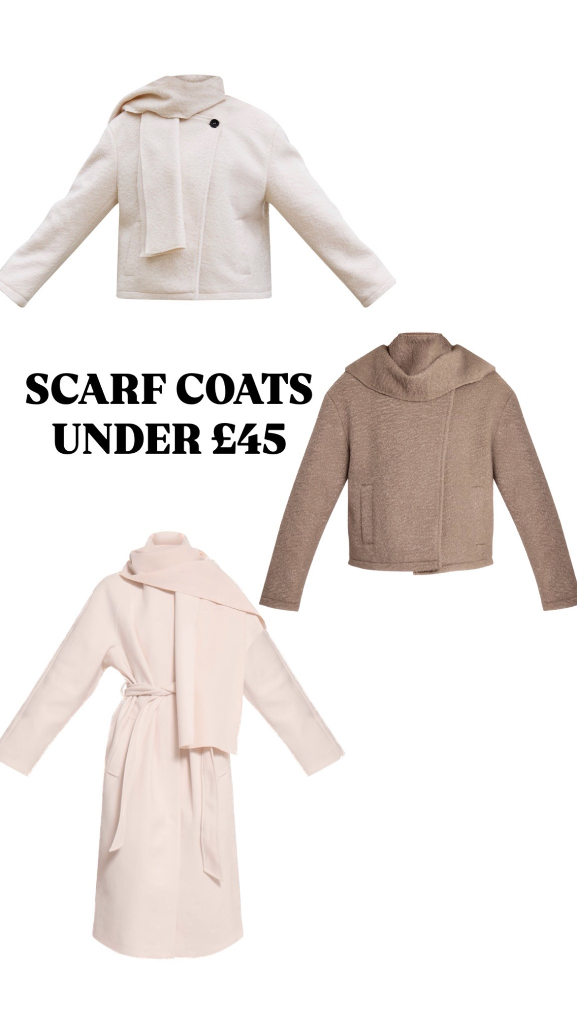 Scarf Coats under £45

#LTKwinter #LTKautumn #LTKuk