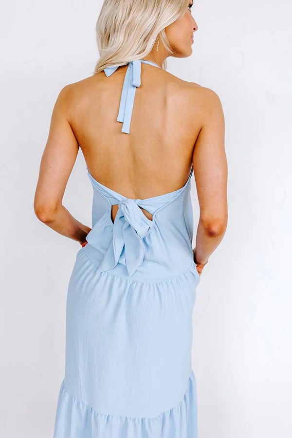 Pulling It Together Midi In Sky Blue | Impressions Online Boutique