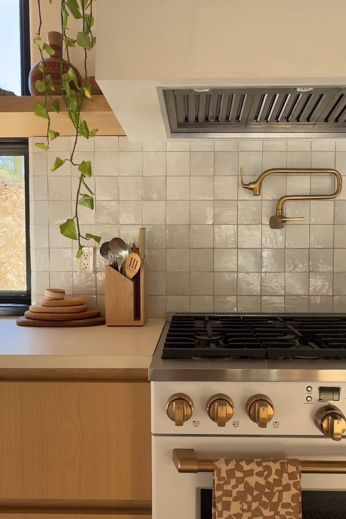 Material Kitchen Caddy - love the wood on this and it’s magnetic for your knives. 

#LTKStyleTip #LTKHome