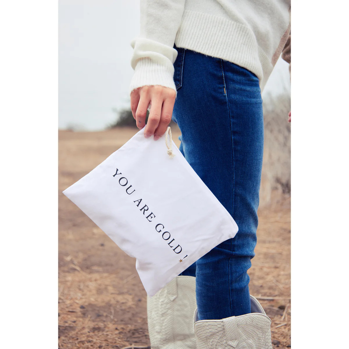 You Are Gold! Lulu Pouch | Virginia Wolf