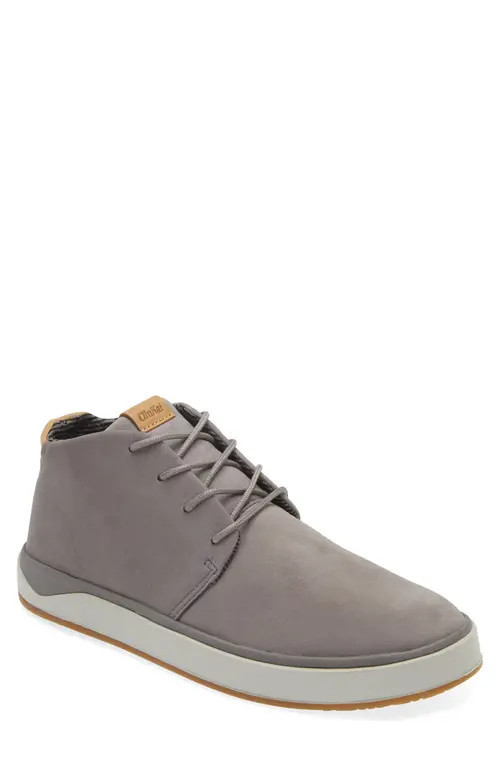 OluKai Papakū 'Ili Waterproof Chukka Boot in Graphite /Graphite at Nordstrom, Size 7 | Nordstrom