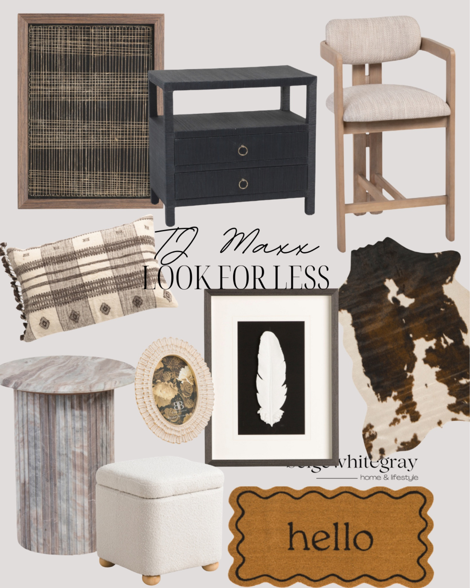 Get the designer look for less at TJ Maxx!! Loving these home Decor and furniture pieces that are classic but on trend with an amazing price point 

#LTKStyleTip #LTKSaleAlert #LTKHome