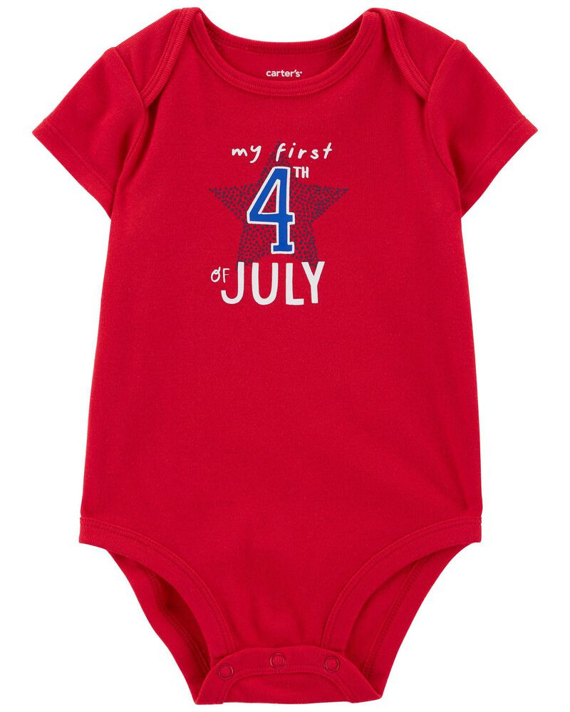 Baby First 4th Of July Short-Sleeve Bodysuit | Carter's