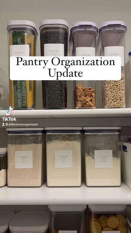 ✨Pantry Organization Update✨

I’ve been using my bread maker so much that all of the different flours I use threw off my pantry organization. For Christmas I asked for some new pantry canisters so that I could give all of the different flour a labeled home in the pantry. I’m so happy with how it turned out. I still can’t believe how many different flours can be involved in bread making, but I mainly stick to white/wheat/bread flour because it can be overwhelming to have and try so many different ones. 

I love that the boys love making homemade bread in the bread maker with me, we talk about the different ingredients, measurements and more. I also love feeding them homemade bread with good ingredients. 

Products shown are linked in my bio under LTK and my Amazon storefront. Feel free to message me with any questions! 

🍞🍞🍞🍞🍞🍞🍞🍞🍞🍞🍞🍞

#pantryorganization #pantry #pantrydesign #pantrygoals #organized #organizedpantry #organizedhome #pantrylabels #pantrystorage #flour #bread #breadmaking #breadmaker #homemadebread #homemade #oxo #oxocontainers #homeorganization #kitchen #kitchenorganization #organizedkitchen #labels #label #amazonfinds #amazonorganization #newyearsresolution #organization #organizing #breadflour #wheatflour 


#LTKhome #LTKstyletip #LTKfamily