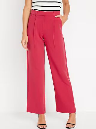 Extra High-Waisted Taylor Wide-Leg Trouser Suit Pants for Women | Old Navy (US)
