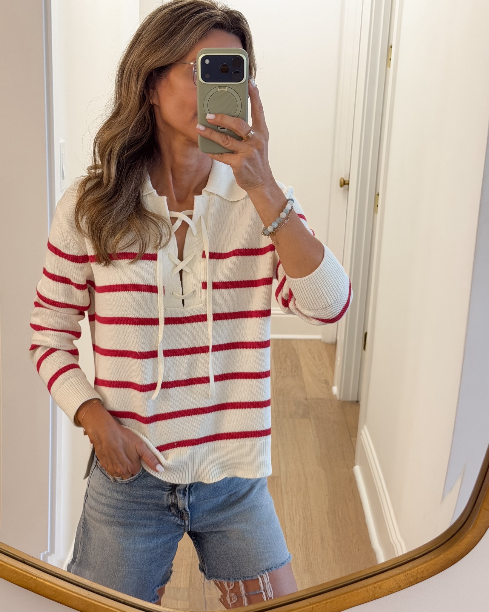 Michael Stars striped sweater!

#LTKOver40 #LTKootd #LTKgrwm