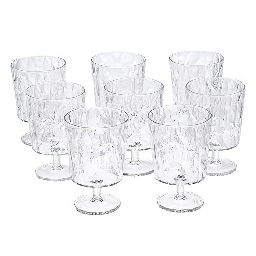 AmazonCommercial 8.45 fl Oz. Wine Glass - Set of 8 | Amazon (US)