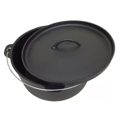 Cuisiland Pre-seasoned Cast Iron Round Dutch Oven with Lid | Wayfair North America