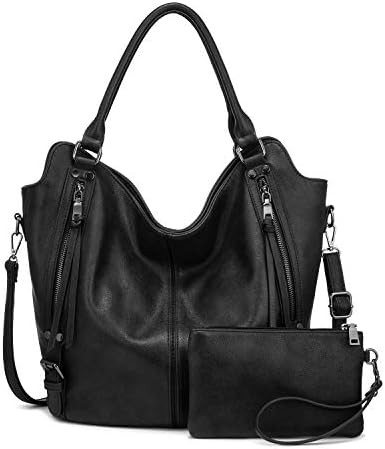 Tote Bag for Women PU Leather Shoulder Bags Fashion Hobo Bags Large Purse and Handbags with Adjus... | Amazon (US)