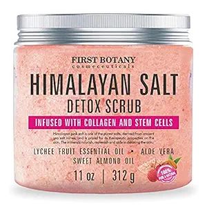 Himalayan Salt Body Scrub with Collagen and Stem Cells - Natural Exfoliating Salt Scrub & Body an... | Amazon (US)