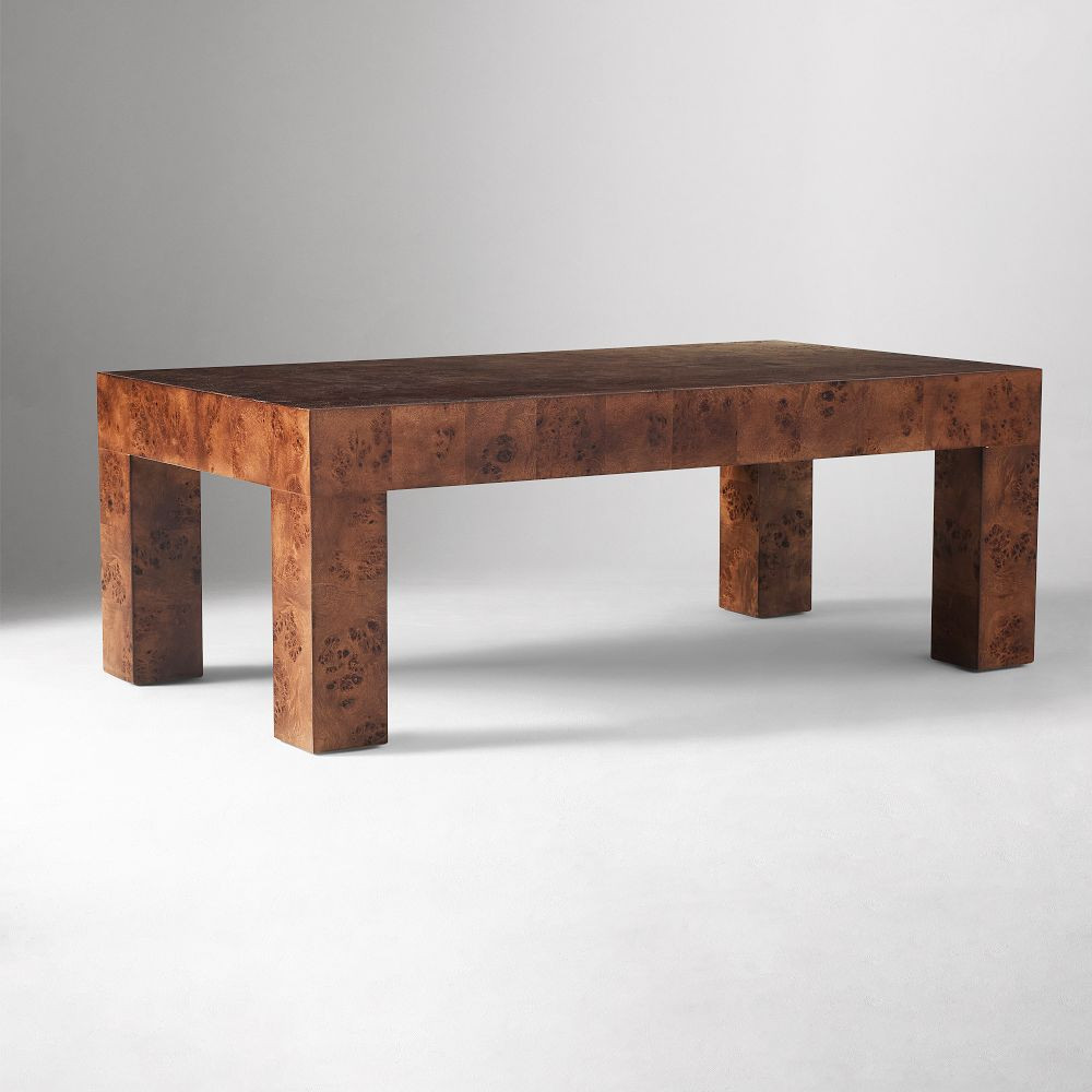 Parsons Burl Coffee Table (44") | West Elm (US)