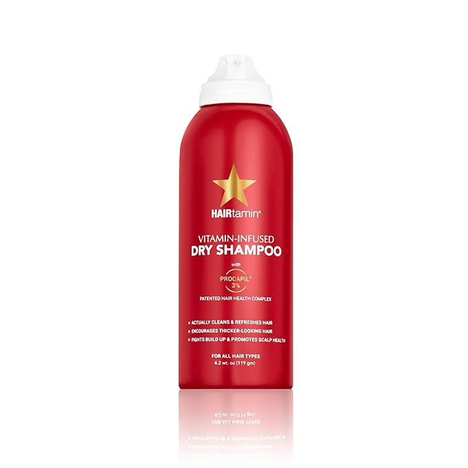 HAIRtamin Peptide Dry Shampoo for Women | Volumizing Texture Spray for All Hair Types | Cleanse O... | Amazon (US)