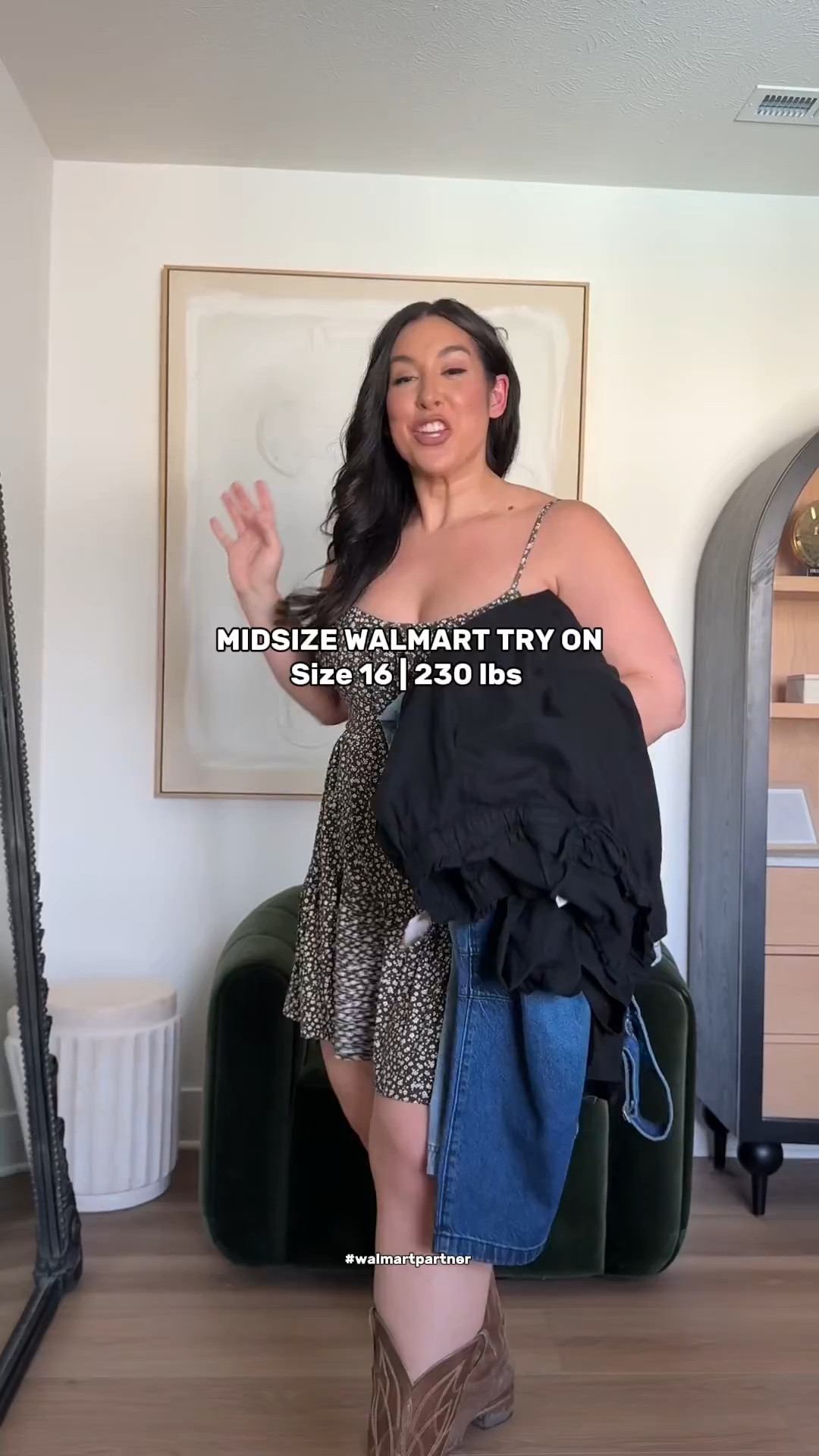 Midsize @walmartstyle haul, trying on spring outfits as a size 16 with a soft belly as a midsize mama.
Size xl dresses except brand no boundaries sized up to xxl (junior fit) 
Bottoms size xxl

#WalmartPartner #WalmartStyle 



#LTKgrwm #LTKMidsize #LTKootd