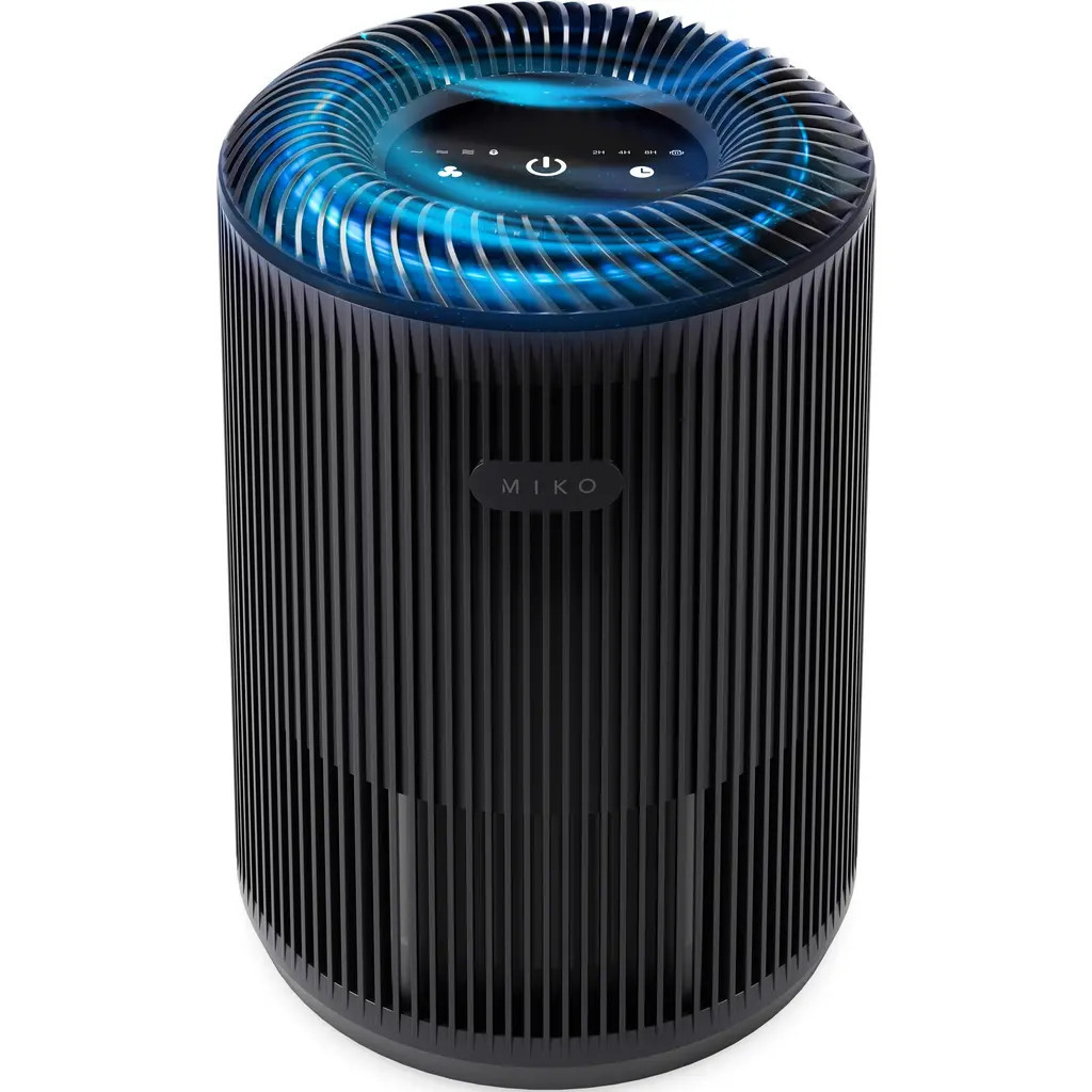 MIKO Essence 3-Speed White Air Purifier in Black at Nordstrom | Nordstrom