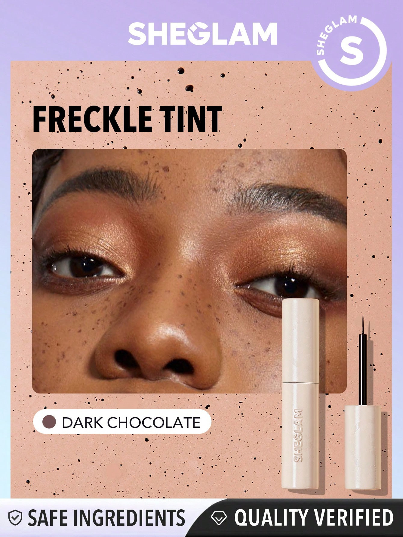 SHEGLAM Freck Please Freckle Tint-Dark Chocolate  Smudge Tint Waterproof Long Lasting Natural M... | SHEIN