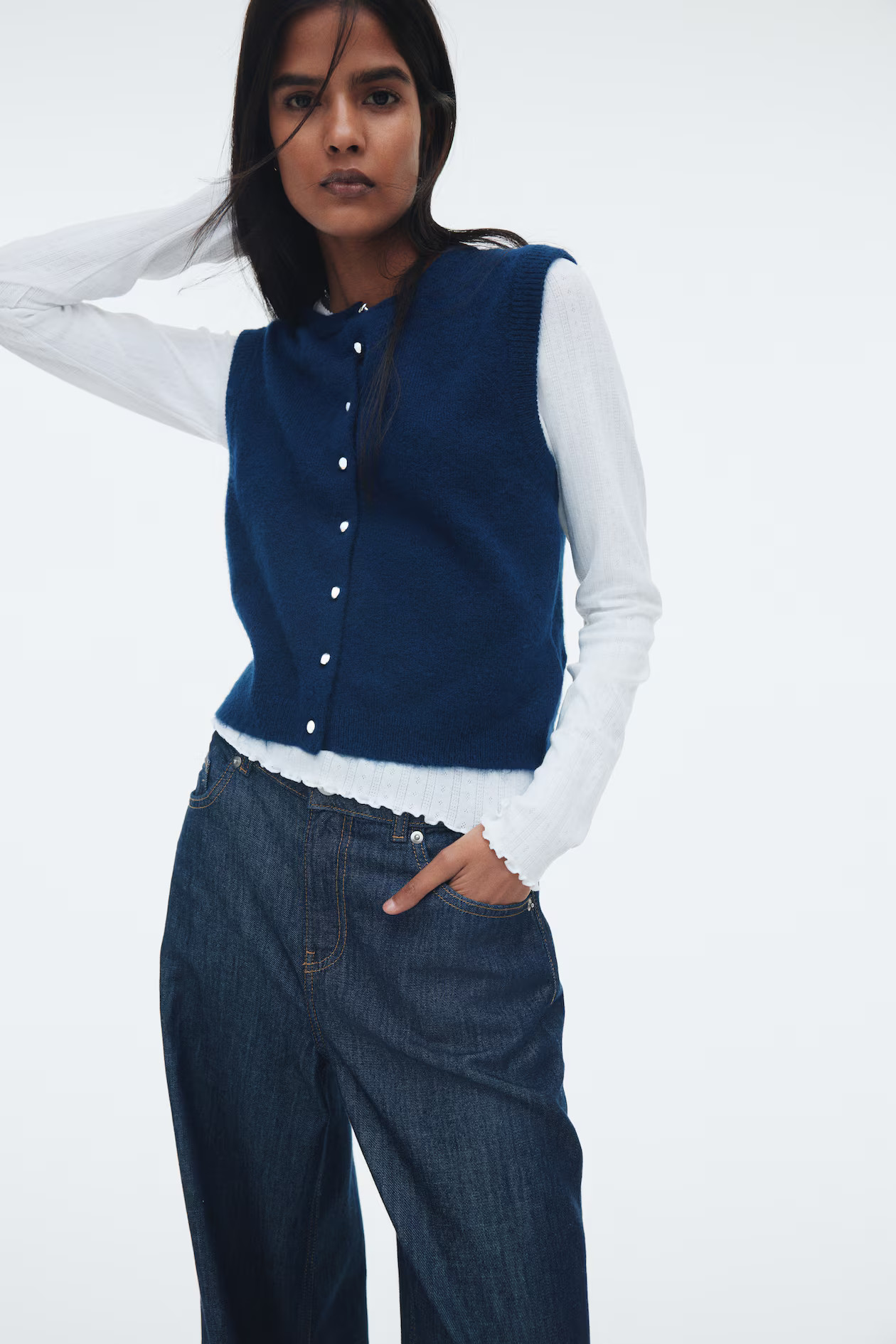 Knitted waistcoat | H&M (US + CA)