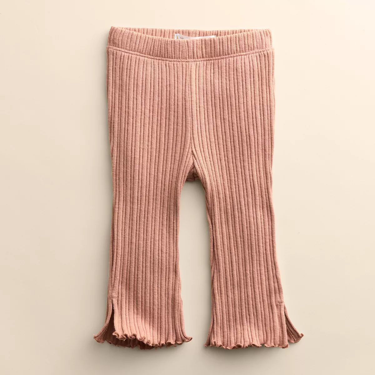 Baby & Toddler Girl Little Co. by Lauren Conrad Ribbed Split Hem Pants | Kohl's