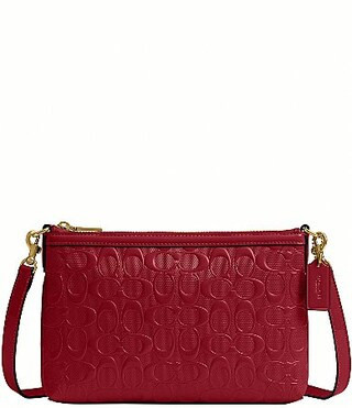 COACH Legacy Patent Leather Crossbody Bag - Enamel Red | Dillard's