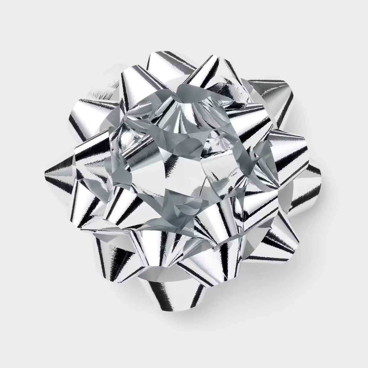 Jumbo Glitter Bow Silver - Spritz™ | Target