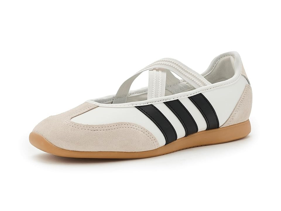 adidas Barreda Mary Jane Shoes Women's Boots White/Black/Gum : 8 B - Medium, Rubber | Zappos