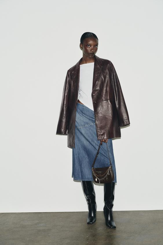 ASYMMETRIC BOAT NECK T-SHIRT | Zara UK