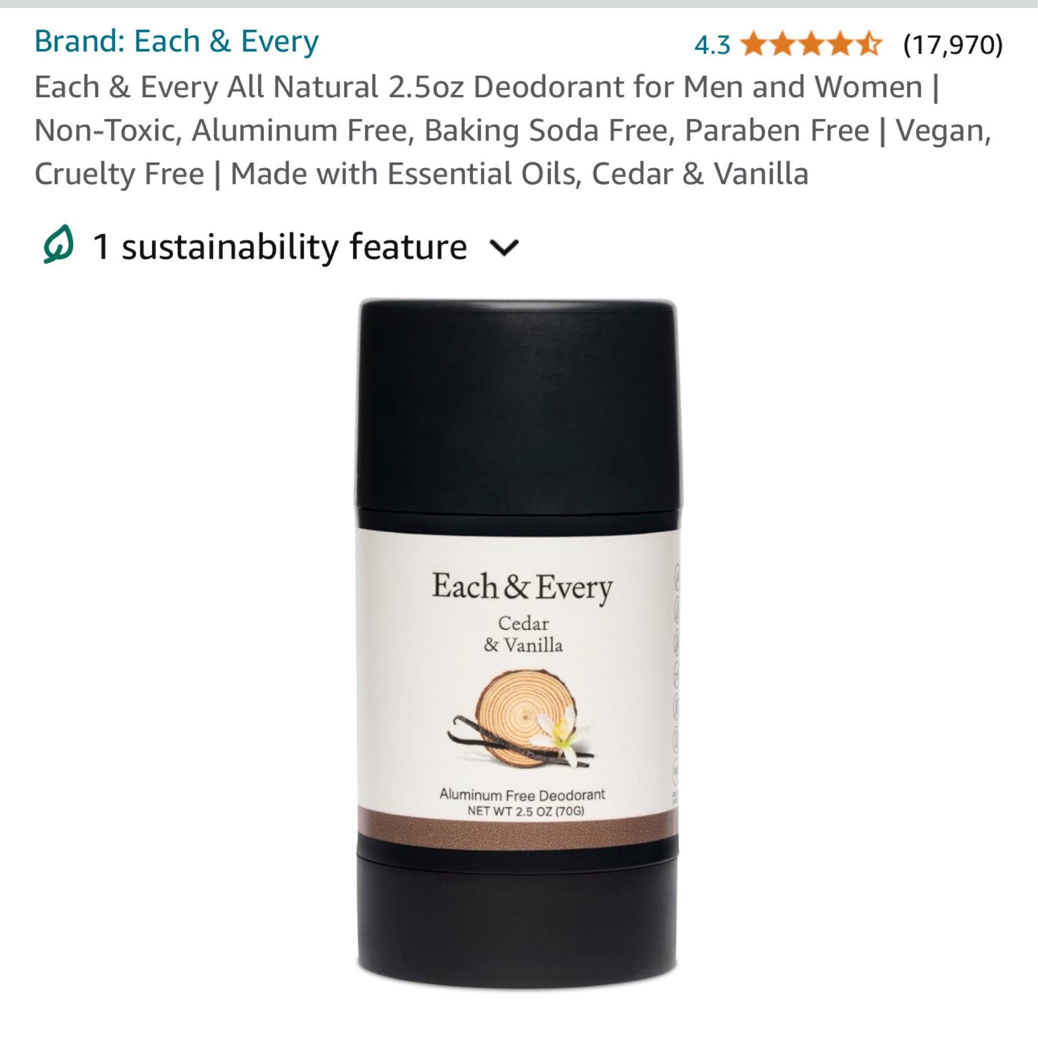 The best natural deodorant and scent 