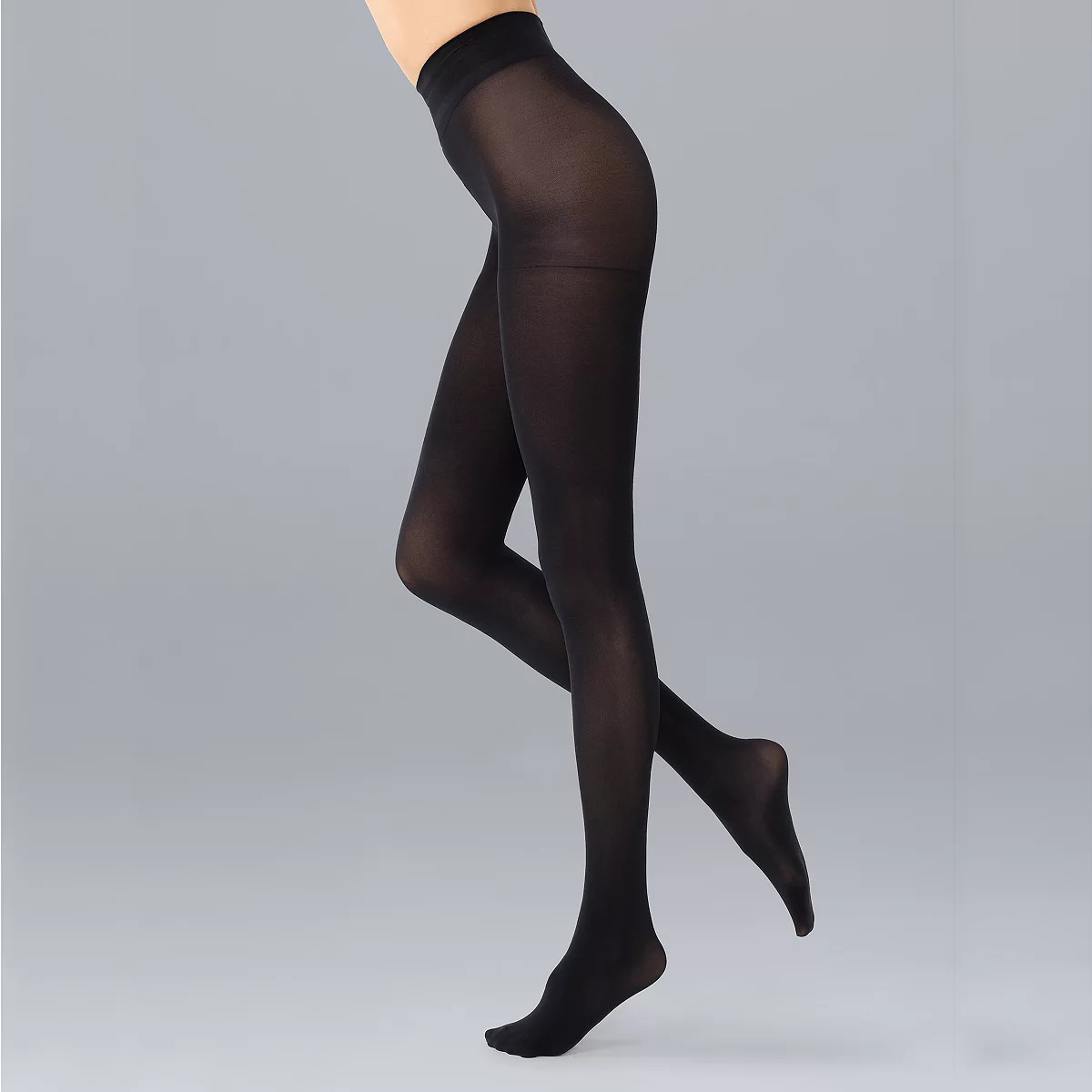 Women's Simply Vera Vera Wang Opaque 90D Control Top Tights | Kohl's
