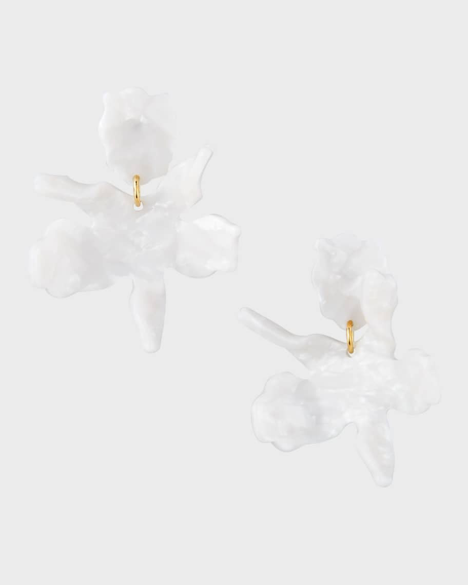Small Paper Lily Earrings | Neiman Marcus