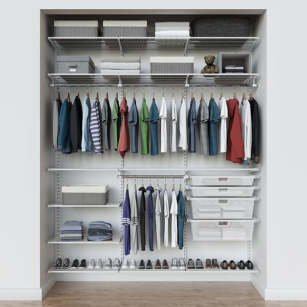 Elfa Classic 6' Kid's Closet | The Container Store