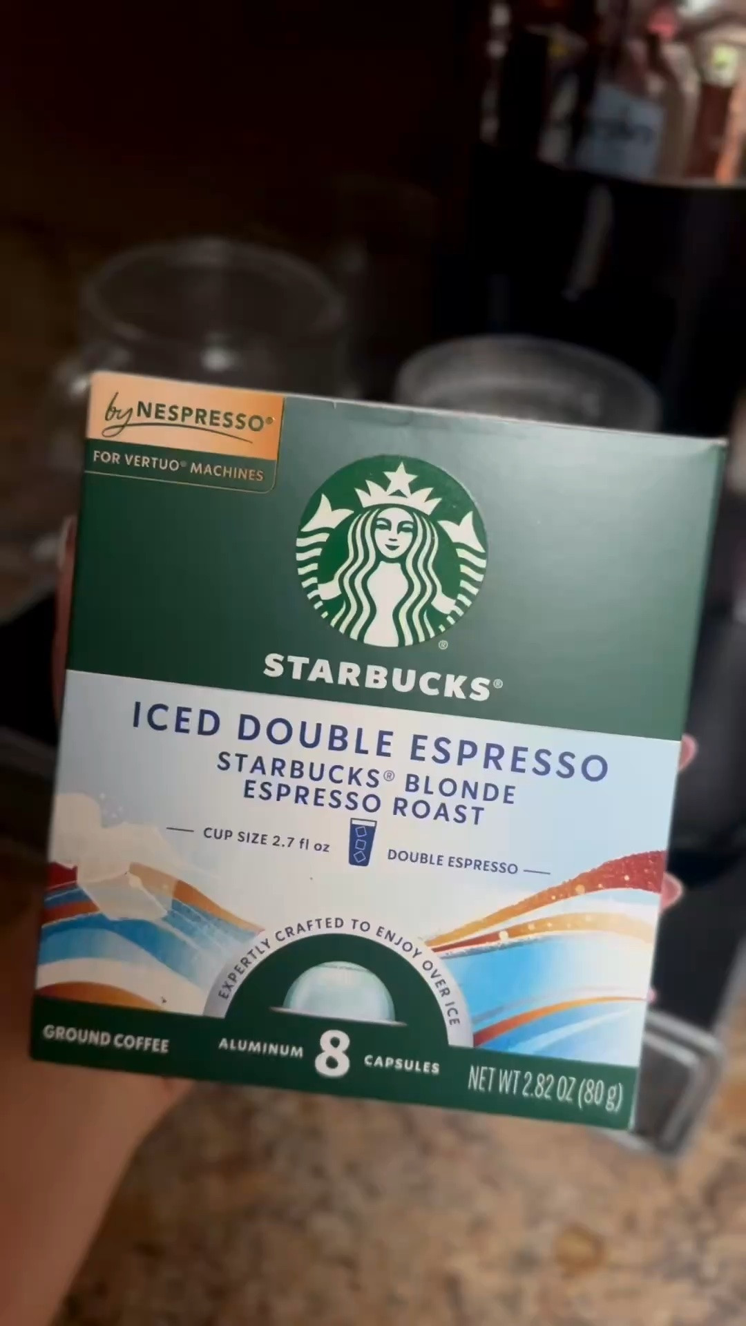 Loving these new Starbucks iced double espresso, blonde roast pods. They are perfect for your summer iced lattes or if you just enjoy lattes all year-round I grabbed mine at @Target CHEERS! ☀️ 🥥 
Also still loving the chobani toasted coconut creamer SOOO good! 

#coffeeorder #starbucks #glasswear #summer #icedcoffee #espresso

#LTKdayinmylife #LTKmorningroutine #LTKfoodie