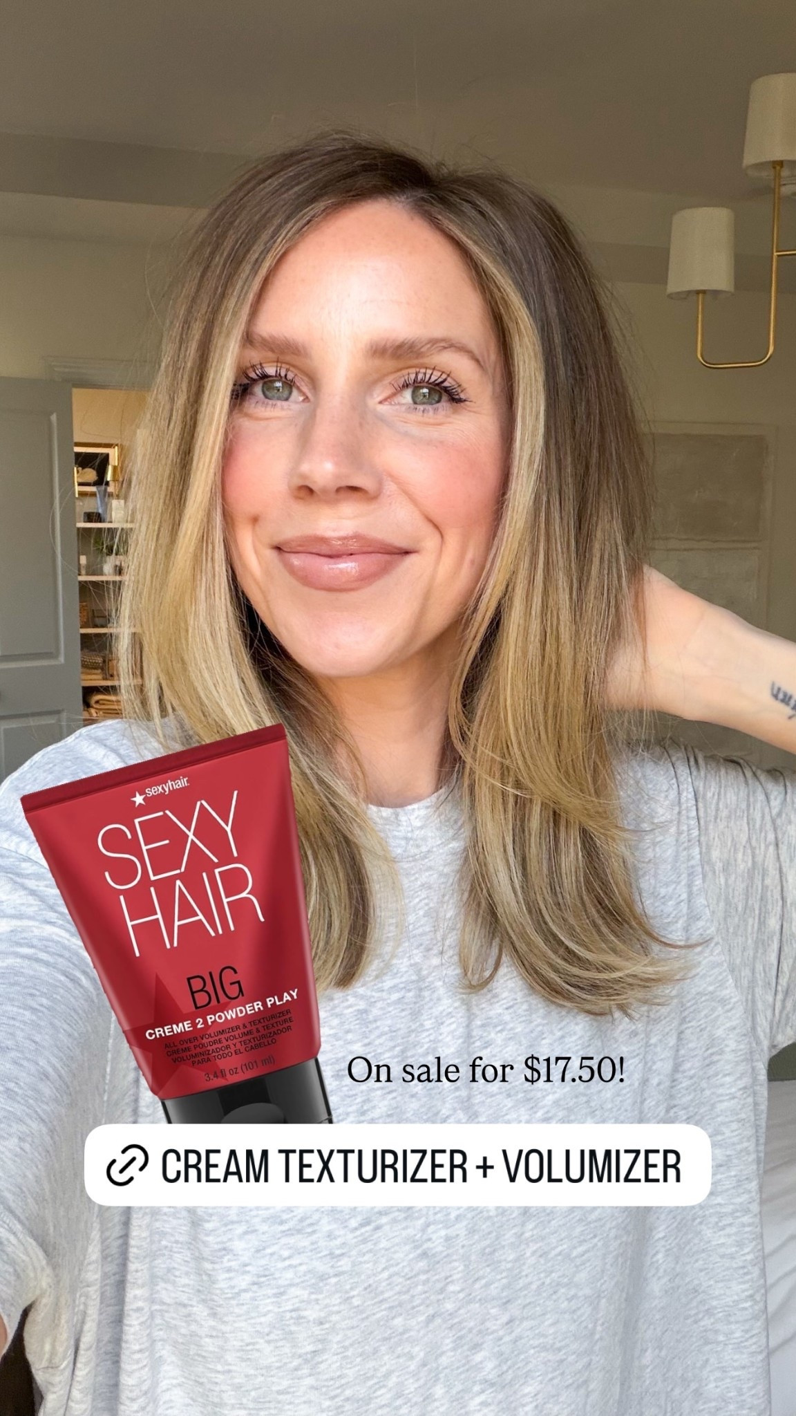 Love this cream product for adding volume and texture! 