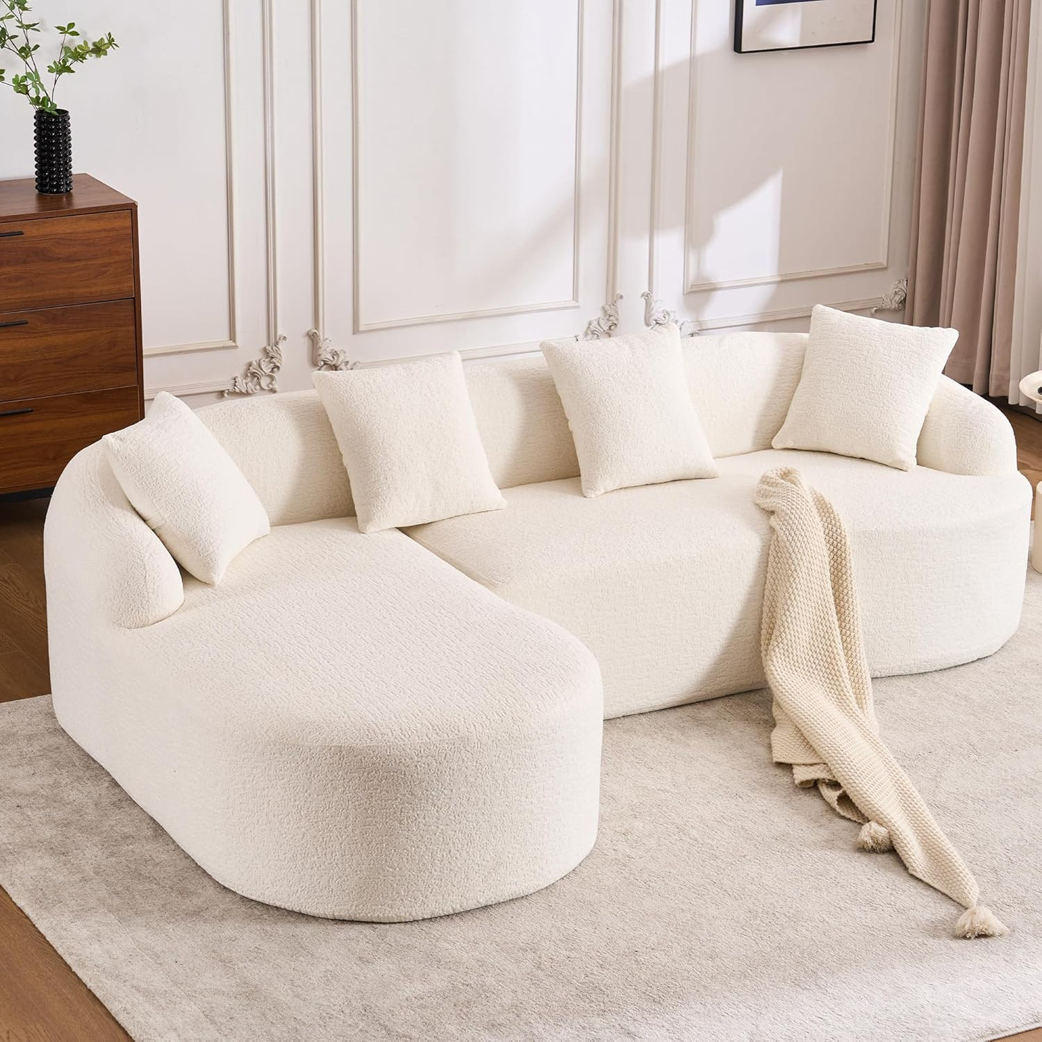 Modern Luxury Chenille 4-Seater Extra Wide Seat L-Shape 

 #LTKU #LTKHome #LTKSaleAlert