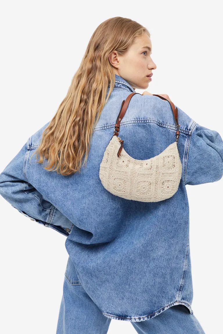 Crochet-look Shoulder Bag | H&M (US)