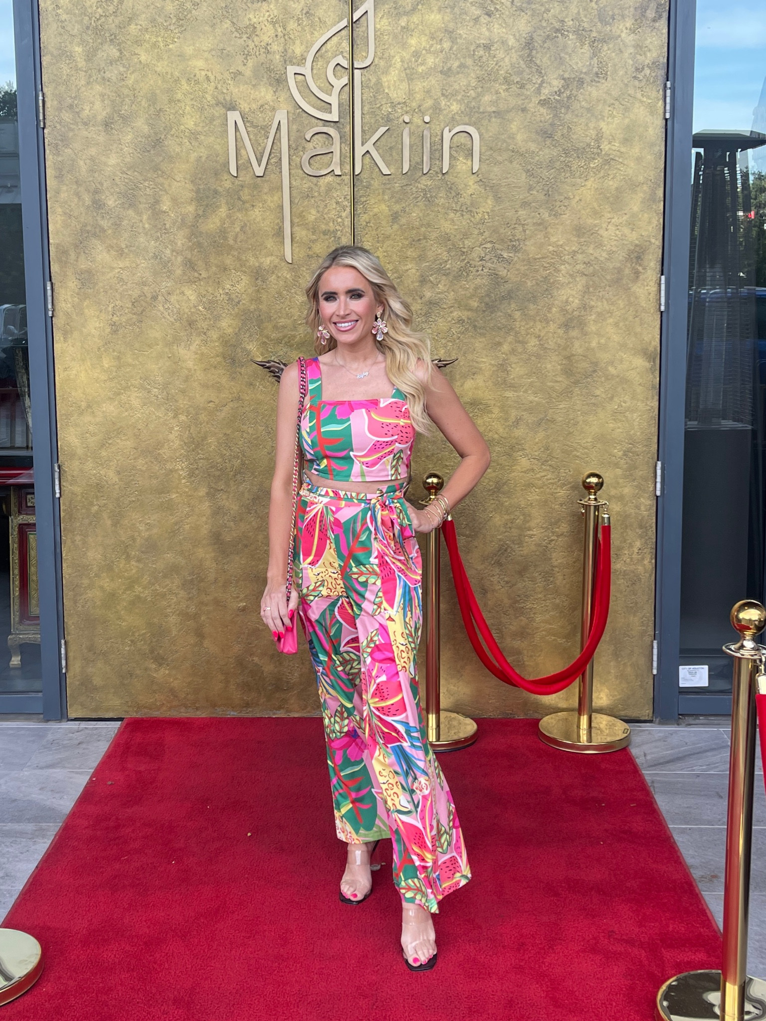 I wore this tropical set for a fun date night at  MaKiin in Houston. Save 15% off with my code Littlemeandfree  

#LTKFindsUnder50