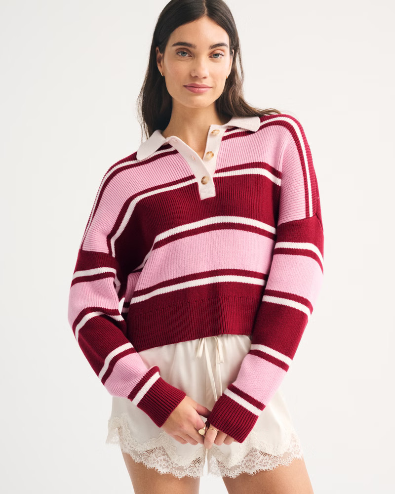 Rugby Polo Sweater | Abercrombie & Fitch (US)