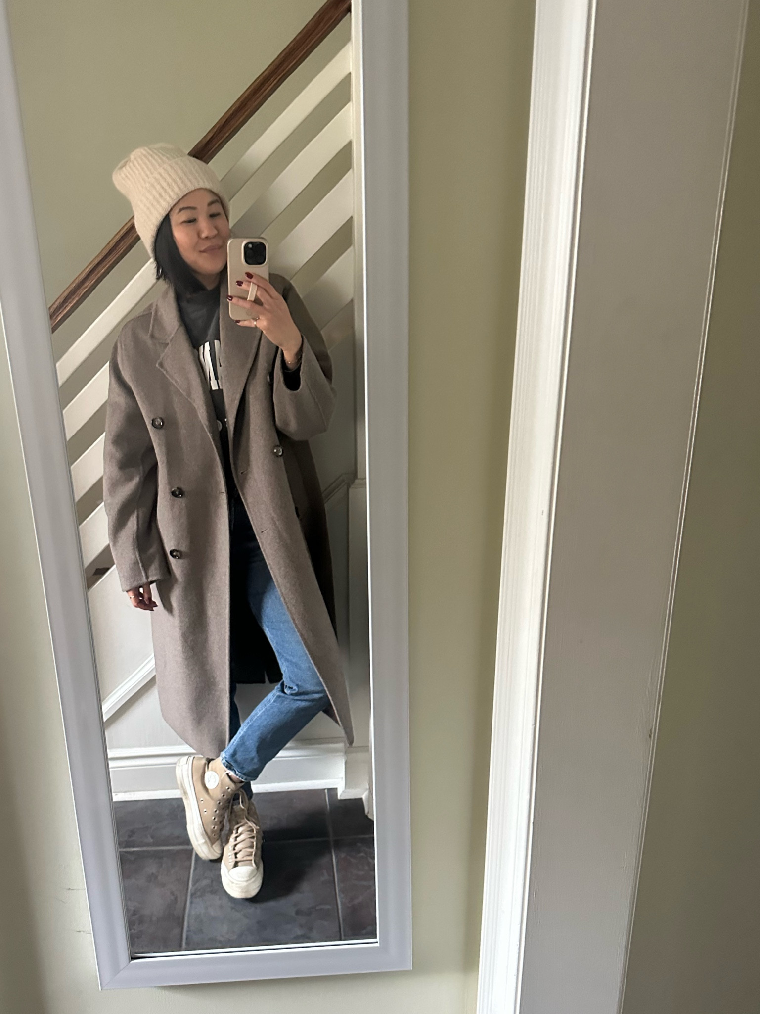 Beanie is from  NAÏF Montreal 
Platform Converse 

#LTKSeasonal