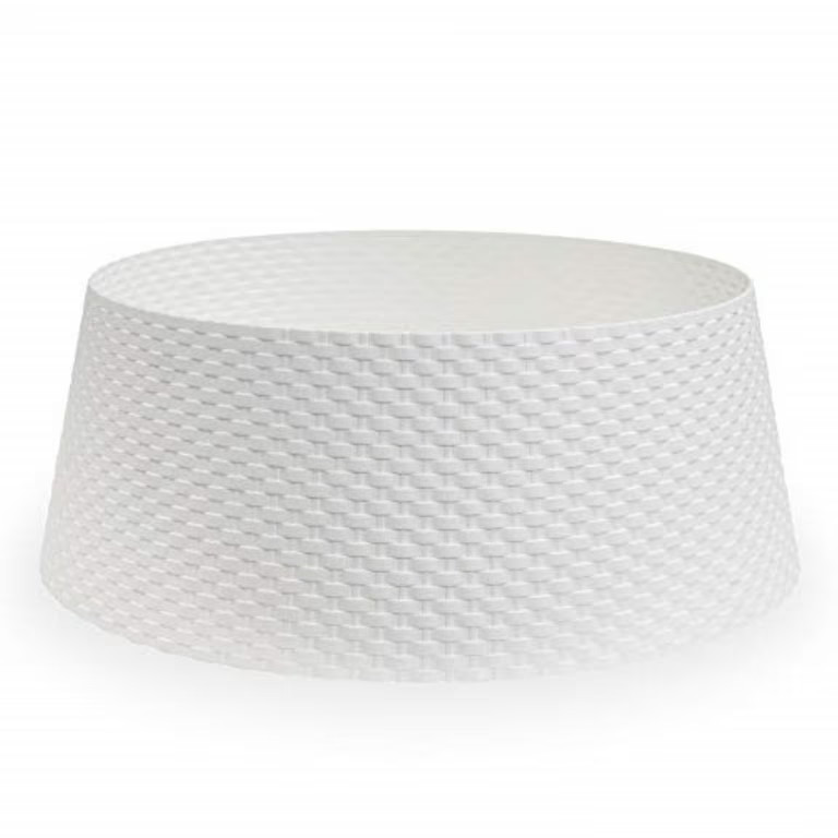 Tree Nest Large Christmas Tree Skirt for Artificial and Real Trees, White | Walmart (US)