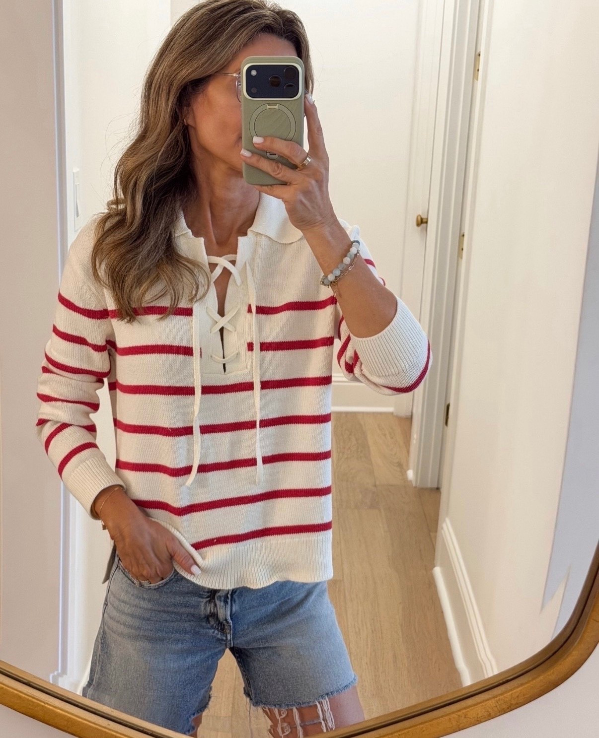 Michael Stars striped sweater!

#LTKgrwm #LTKootd #LTKSeasonal