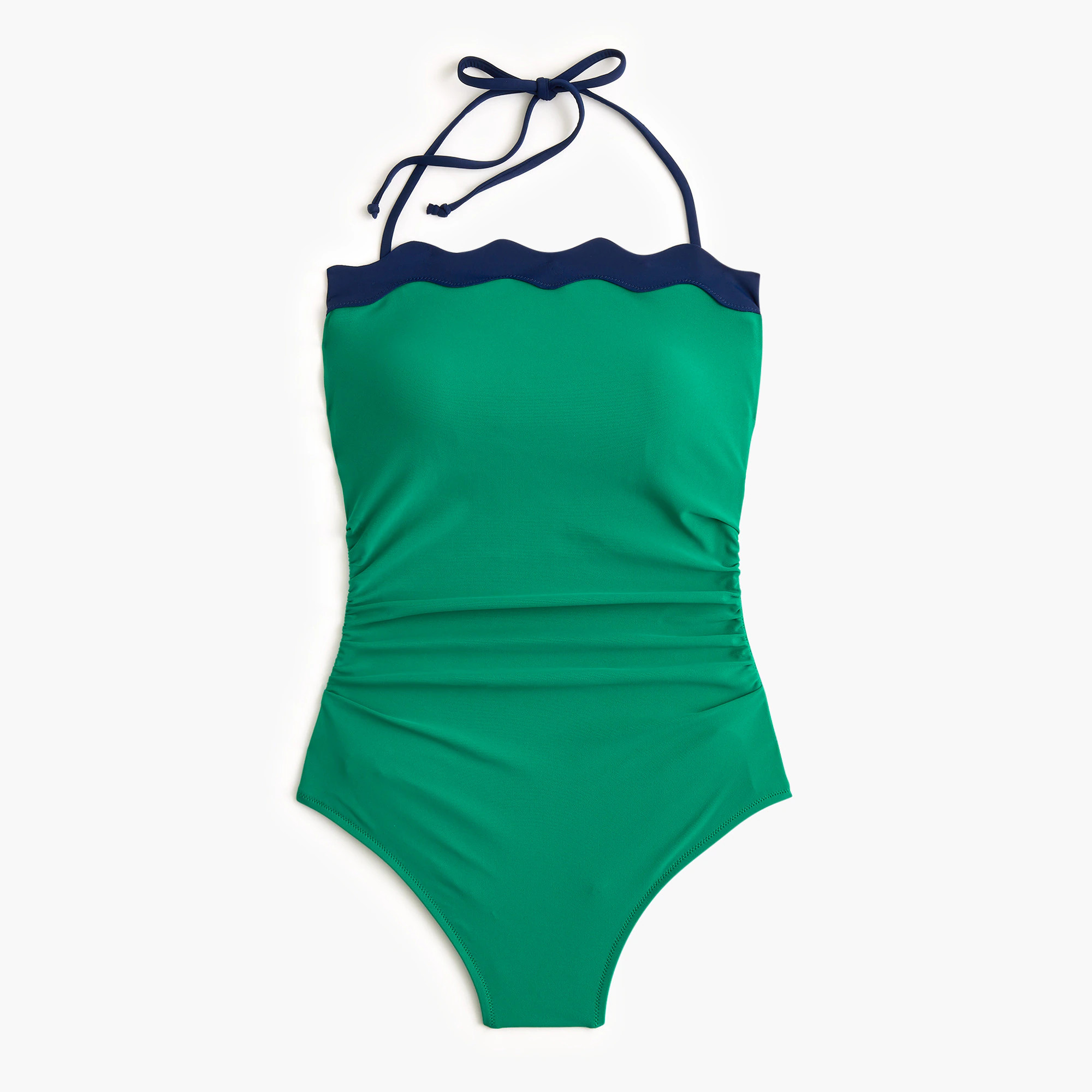 Scalloped one-piece swimsuit | J.Crew Factory