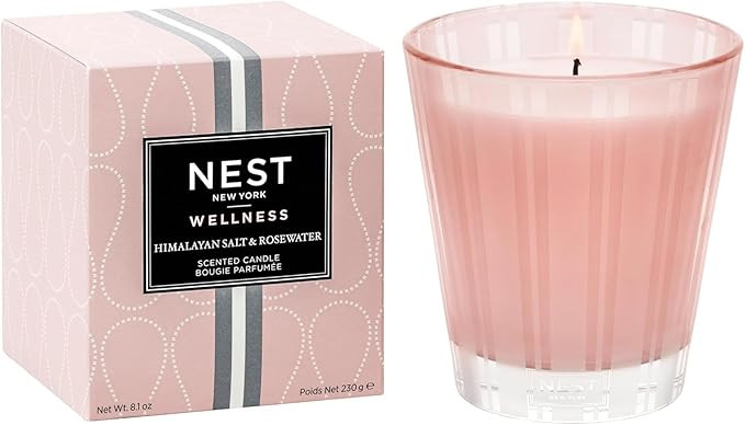 NEST New York Scented Classic Candle, Himalayan Salt & Rosewater - 8.1 oz - Up to 60-Hour Burn Ti... | Amazon (US)
