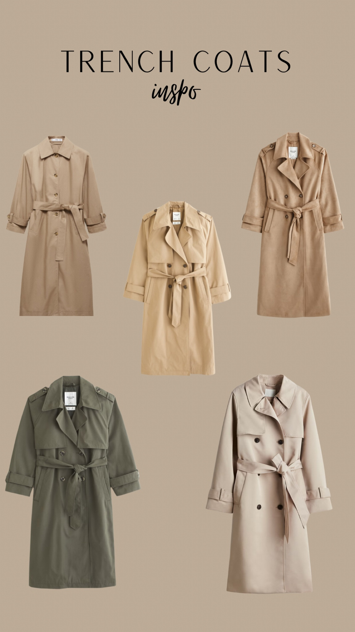 Autumn trench coats 🍁

#LTKStyleTip #LTKSaleAlert #LTKSeasonal