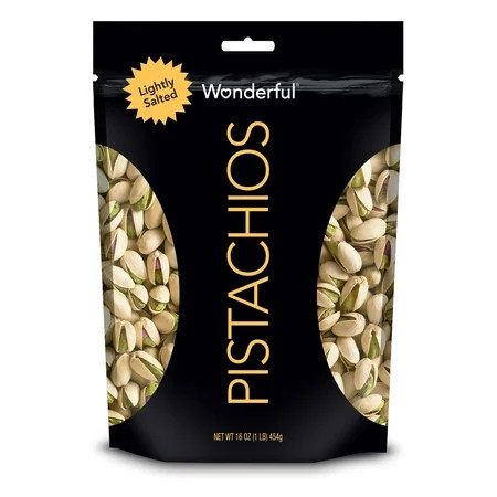 Wonderful Pistachios, Lightly Salted, 16 Oz | Walmart (US)
