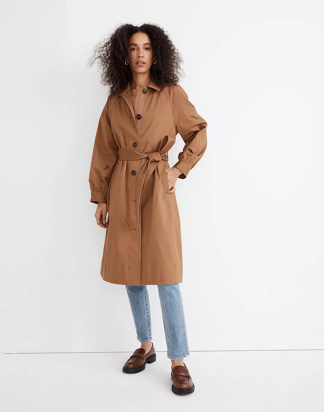 Montrose Belted Trench Coat | Madewell