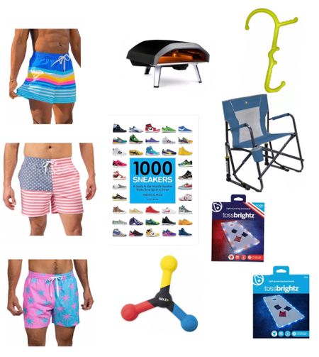 Father’s Day gifting, Take 5! Some faves seem on work errands for The Sunny La La this week - fun gift ideas for a fun Dad! Cornhole lights come in a bunch of colors, as does the outdoor rocking chair. 

#LTKGiftGuide #LTKSeasonal