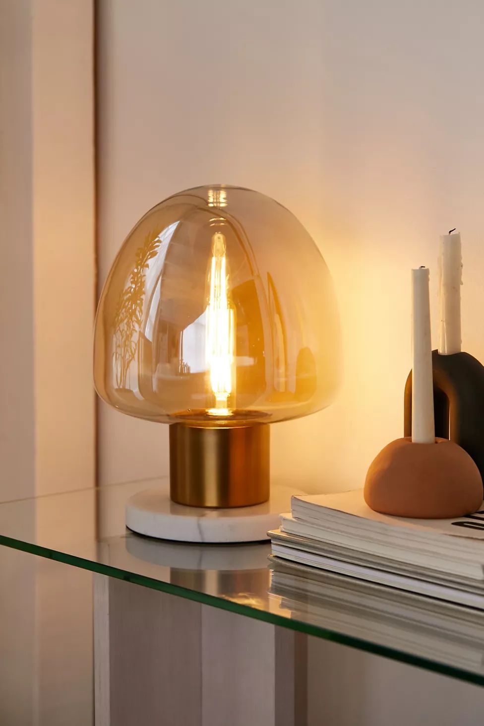 Eliana Glass Table Lamp | Urban Outfitters (US and RoW)