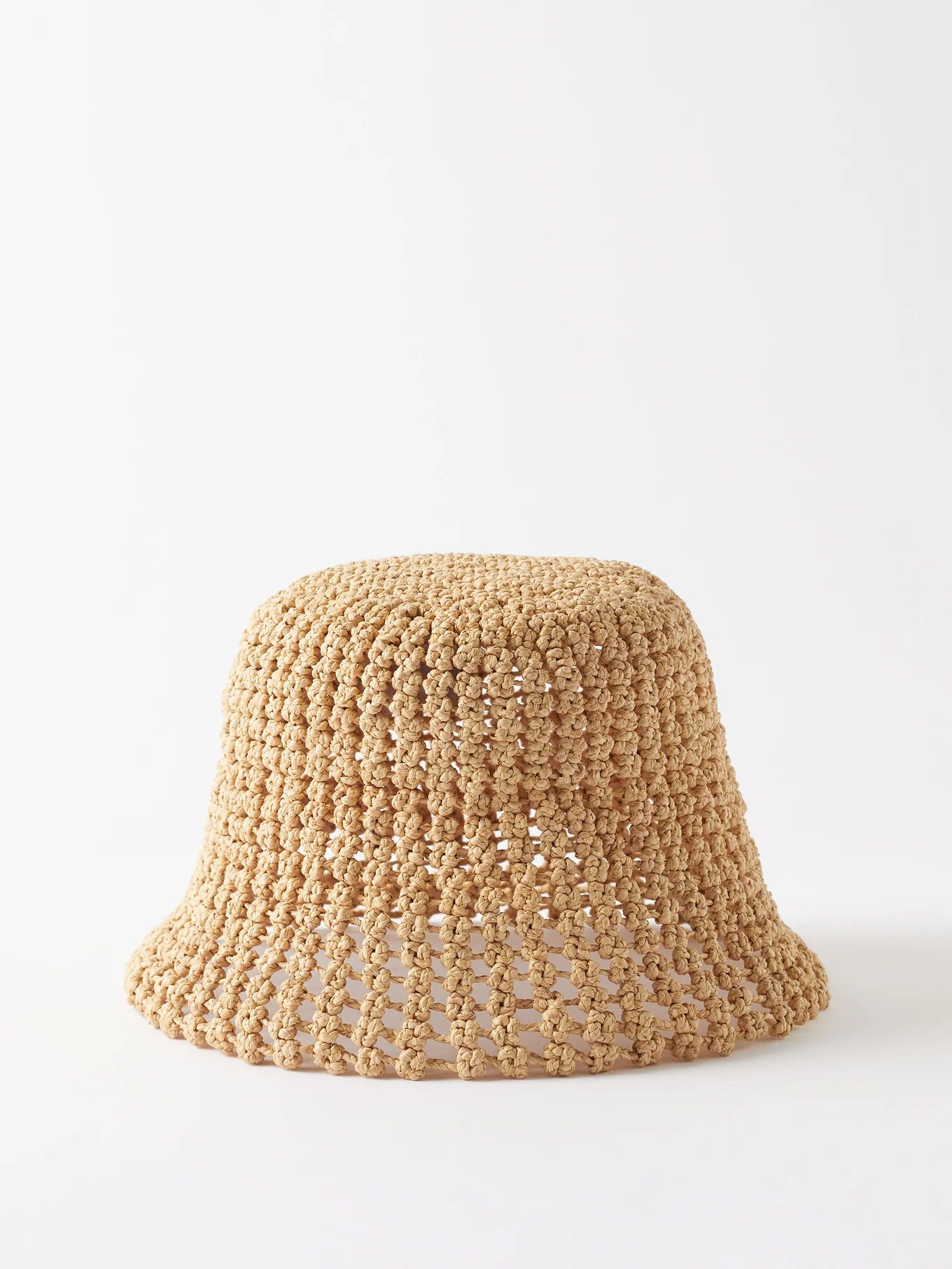 Raffia-woven bucket hat | Chloé | Matches (US)