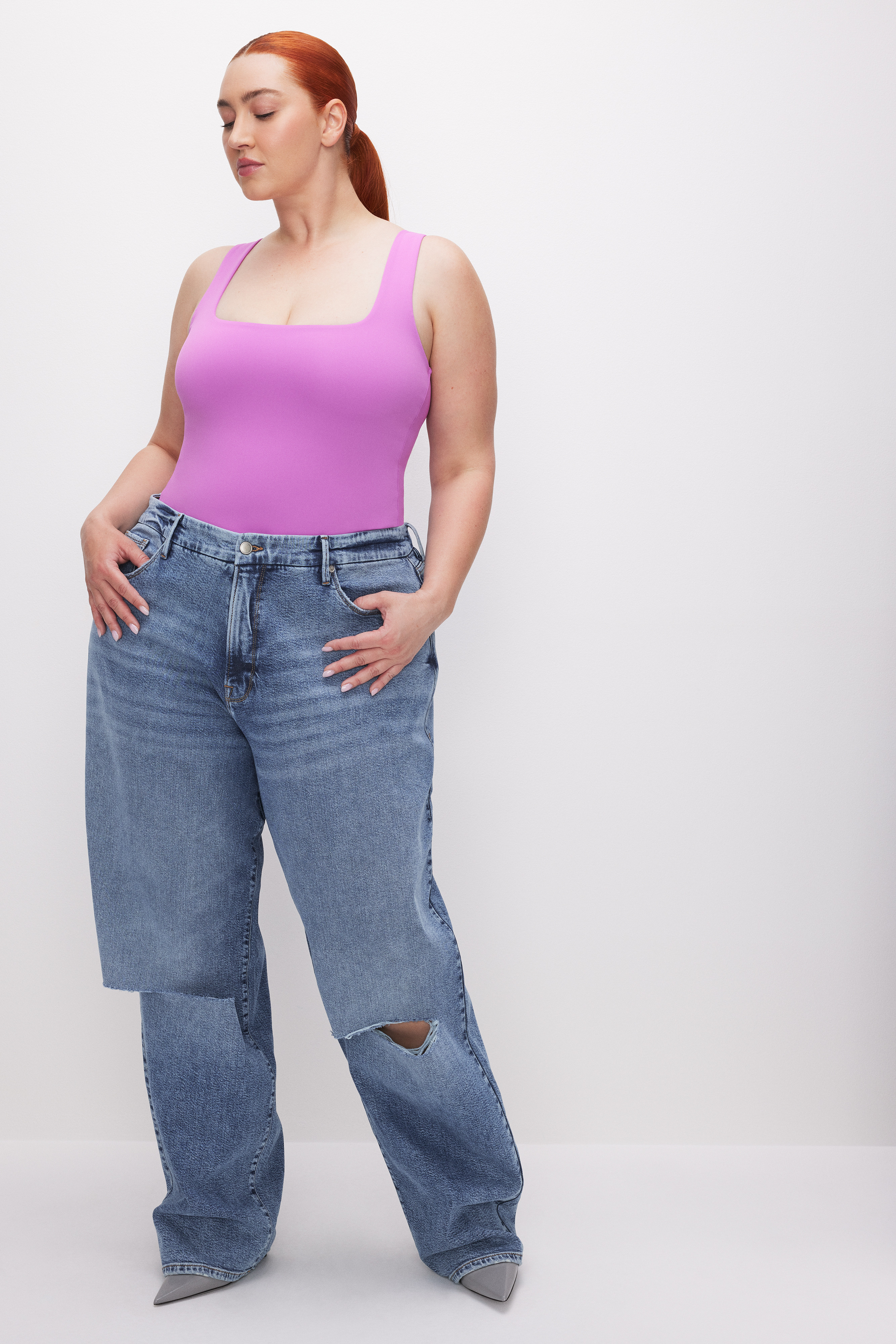 SCUBA MODERN TANK BODYSUIT | Good American