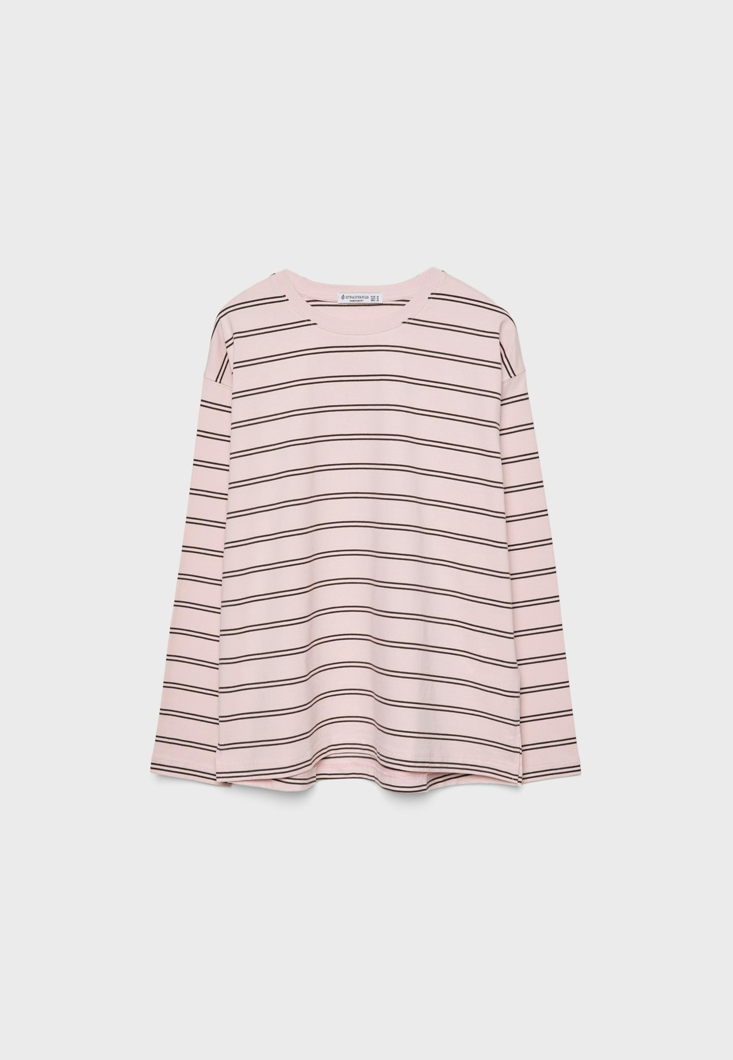 T-shirt oversize à rayures | Stradivarius (FR)