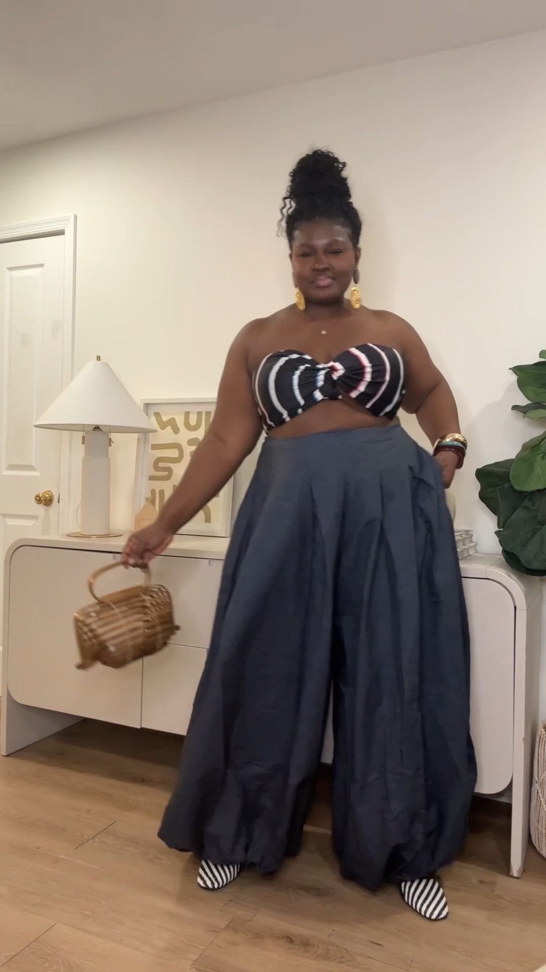 When pants have a lot of volume, I like keeping the top simple. A fitted tank balances the relaxed balloon shape and creates an outfit that feels comfortable without losing its polished look.  comfortable chic outfit, balloon pants women, wide leg pants, casual chic fashion, plus size clothing, comfortable summer clothes, relaxed fit pants, everyday fashion women, simple outfit ideas, summer style

#LTKootd #LTKSeasonal #LTKMidsize