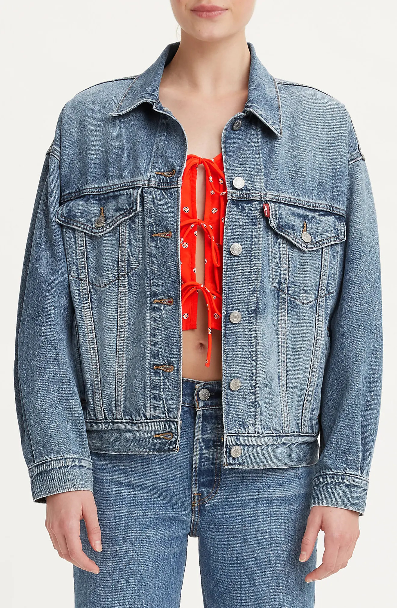 Levi's® 90s Denim Trucker Jacket in Turning Heads at Nordstrom Rack, Size Large | Nordstrom Rack